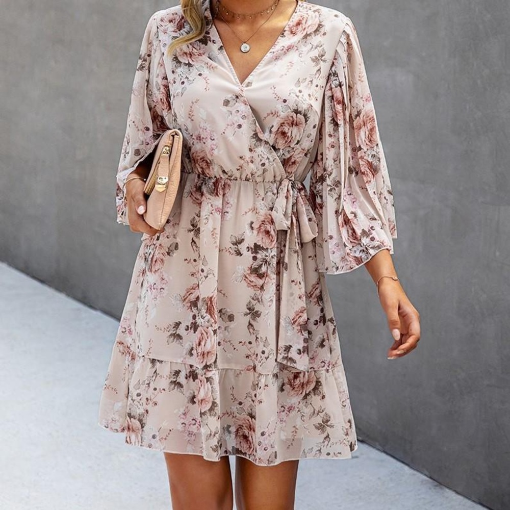 Floral mini dress